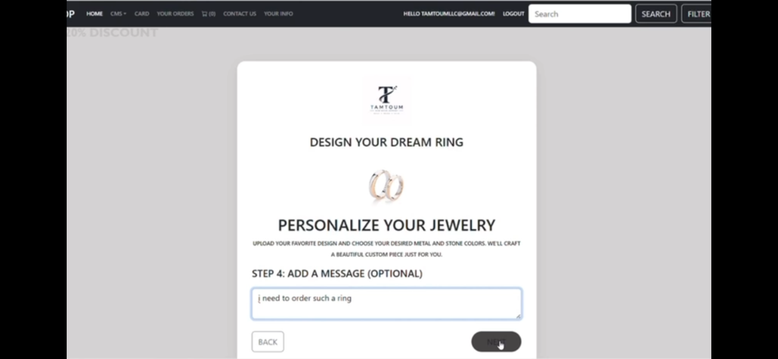 Jewelry E-Commerce System